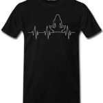 Heartbeat Yoga T-Shirts for Men