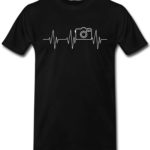 Heartbeat Photographer T-Shirts for Men