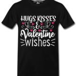 Hugs Kisses Valentine T-Shirts for Men