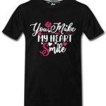 Make Heart Smile Mens T-Shirts