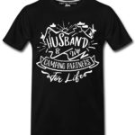 Husband Wife Camping Mens T-Shirts
