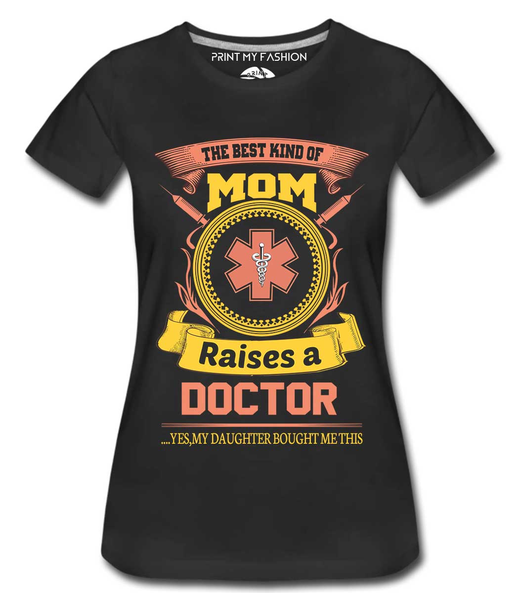 PMF-W-C-RN-BL-GT03 Doctor Daughter Mom T-Shirts - Image 1