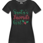 Santa's Girl Women T-Shirts