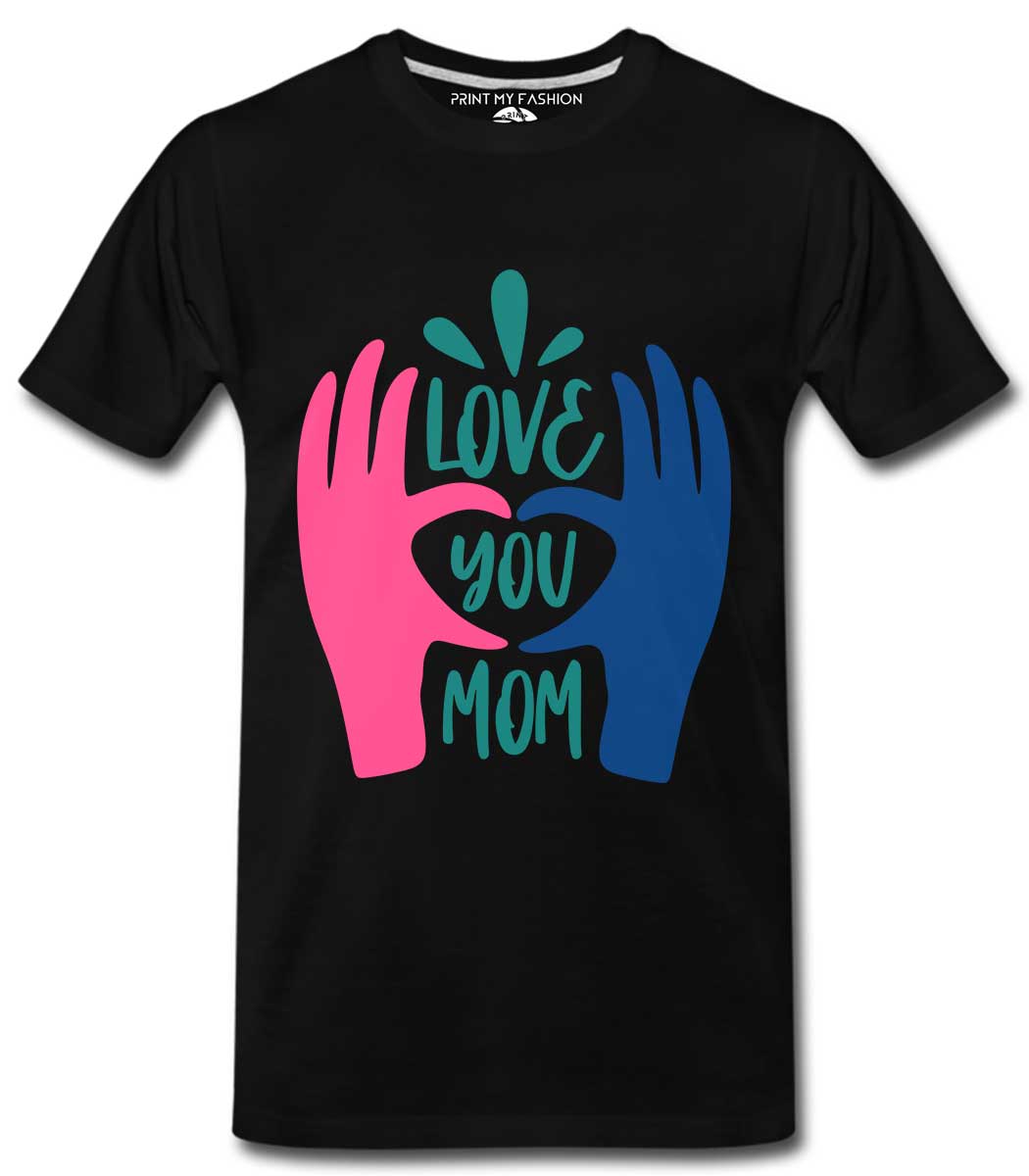 PMF-K-C-RN-BL-GT290 Boys T-Shirts Love Mom - Image 1
