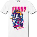 Boys T-Shirt Regular Fit Funny Moving Forward