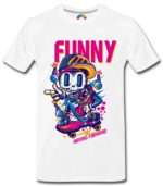 Boys T-Shirt Regular Fit Funny Moving Forward