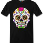 Boys T-Shirt Regular Fit Swirl Skull Character
