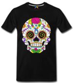 Boys T-Shirt Regular Fit Swirl Skull Character