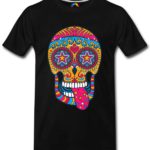 Boys T-Shirt Regular Fit Day of dead Skull Character