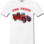 Boys T-Shirt Regular Fit Fire Truck