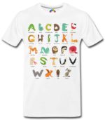 Boys T-Shirt Regular Fit Kids A B C D