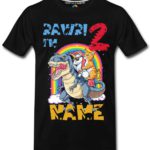 Dinosaur Boys Custom Birthday T-Shirts
