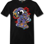 Astronaut Skater Boombox Boys T-Shirts