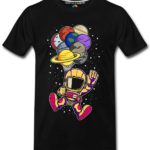 Astronaut Baloon Planets Boys T-Shirts