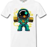 Astronaut Body Builder Boys T-Shirts