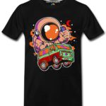 Astronaut Car Racer Boys T-Shirts