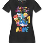 Shark Girls Custom Birthday T-Shirts