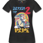 Dinosaur Girls Custom Birthday T-Shirts