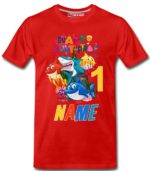 Shark Boys Custom Birthday T-Shirts