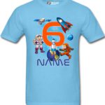 Space Astronaut Boys Custom Birthday T-Shirts