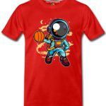Astronaut Basketball Boys T-Shirts