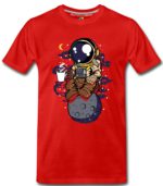 Astronaut Coffee Boys T-Shirts