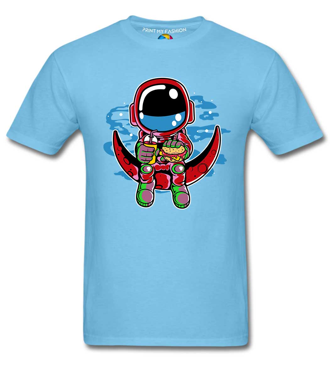 PMF-TS-B-C372-OB Astronaut Crescent Boys T-Shirts - Image 1
