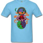 Astronaut Yoga Boys T-Shirts