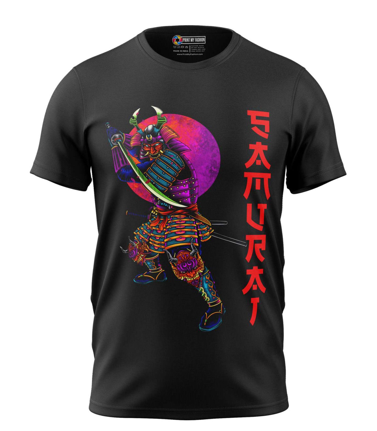 Boys T-Shirt Regular Fit Samurai Warrior China - Image 1