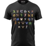 Boys T-Shirt Regular Fit Kids Alphabets