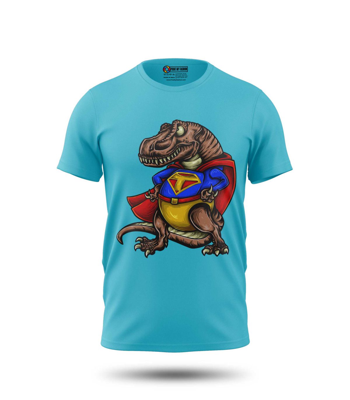 Boys T-Shirt Super T-Rex Dinosaur Animal Character - Image 1