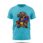 Boys T-Shirt Super T-Rex Dinosaur Animal Character