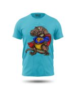 Boys T-Shirt Super T-Rex Dinosaur Animal Character