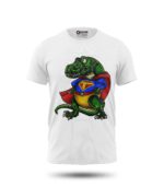 Boys T-Shirt Super T-Rex Dinosaur Green