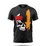 Boys T-Shirt Battle Fire Skull Gaming