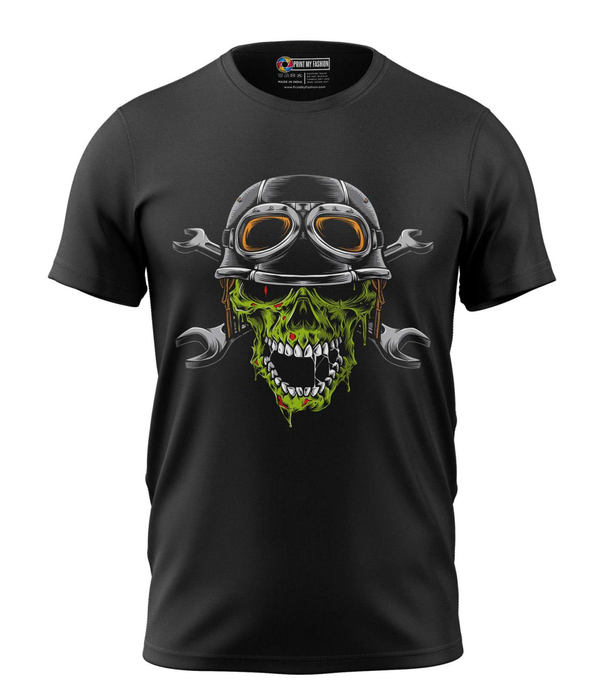 Men's T-Shirts Zombie Biker - Image 1