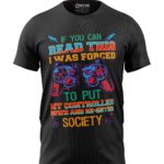 Boy's T-Shirts Gamer Forced Society