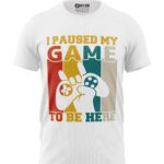 Boy's T-Shirts Paused My Game