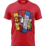 Boys T-Shirt Lion Zebra Elephant Tortoise