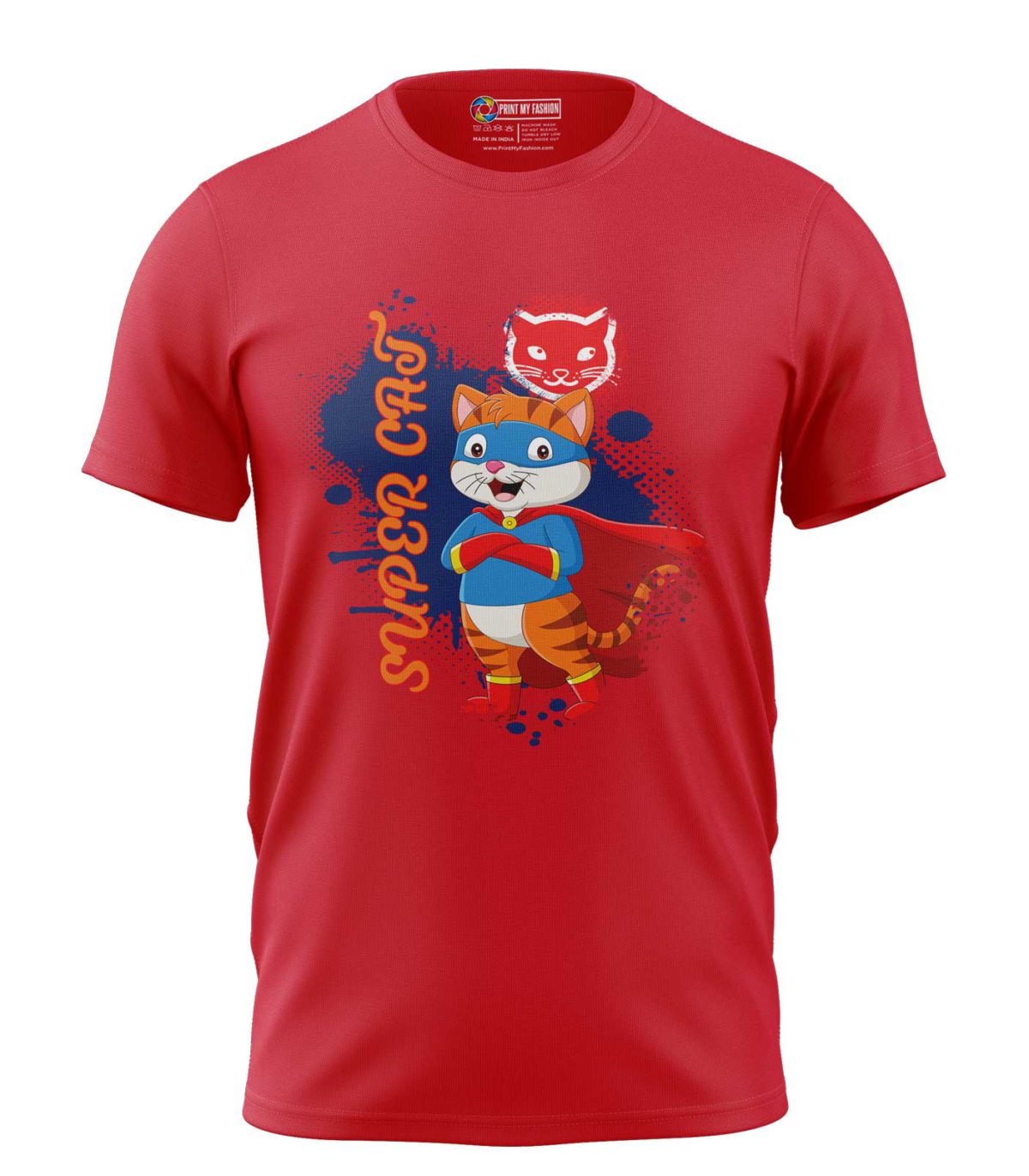 Boys T-Shirt Super Cat - Image 1
