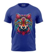 Boys T-Shirt Colorful Fox Regular Fit Round Neck Half Sleeve 180 GSM Bio-Washed Cotton T-Shirt