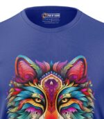 Boys T-Shirt Colorful Fox Regular Fit Round Neck Half Sleeve 180 GSM Bio-Washed Cotton T-Shirt - Image 2