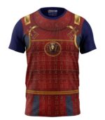 Boys T-Shirt Samurai Armour Regular Fit Round Neck Half Sleeve All Over Print