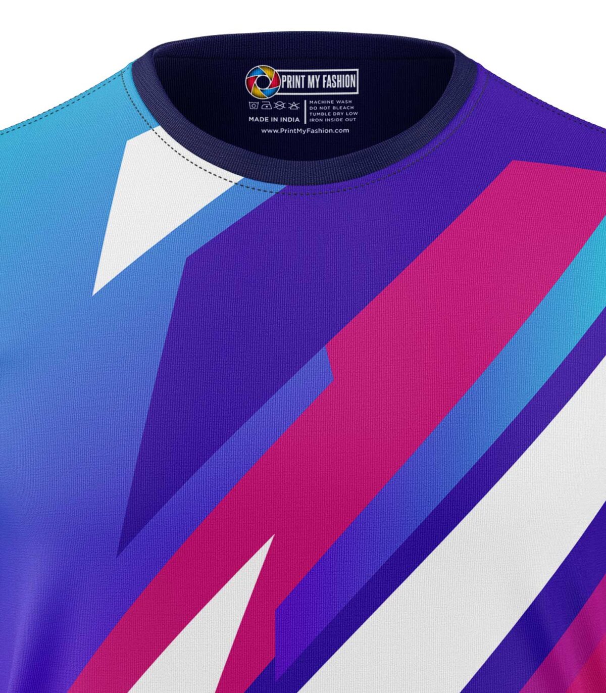 Boys T-Shirt Sports Jersey Regular Fit Round Neck Half Sleeve All Over Print - Image 2